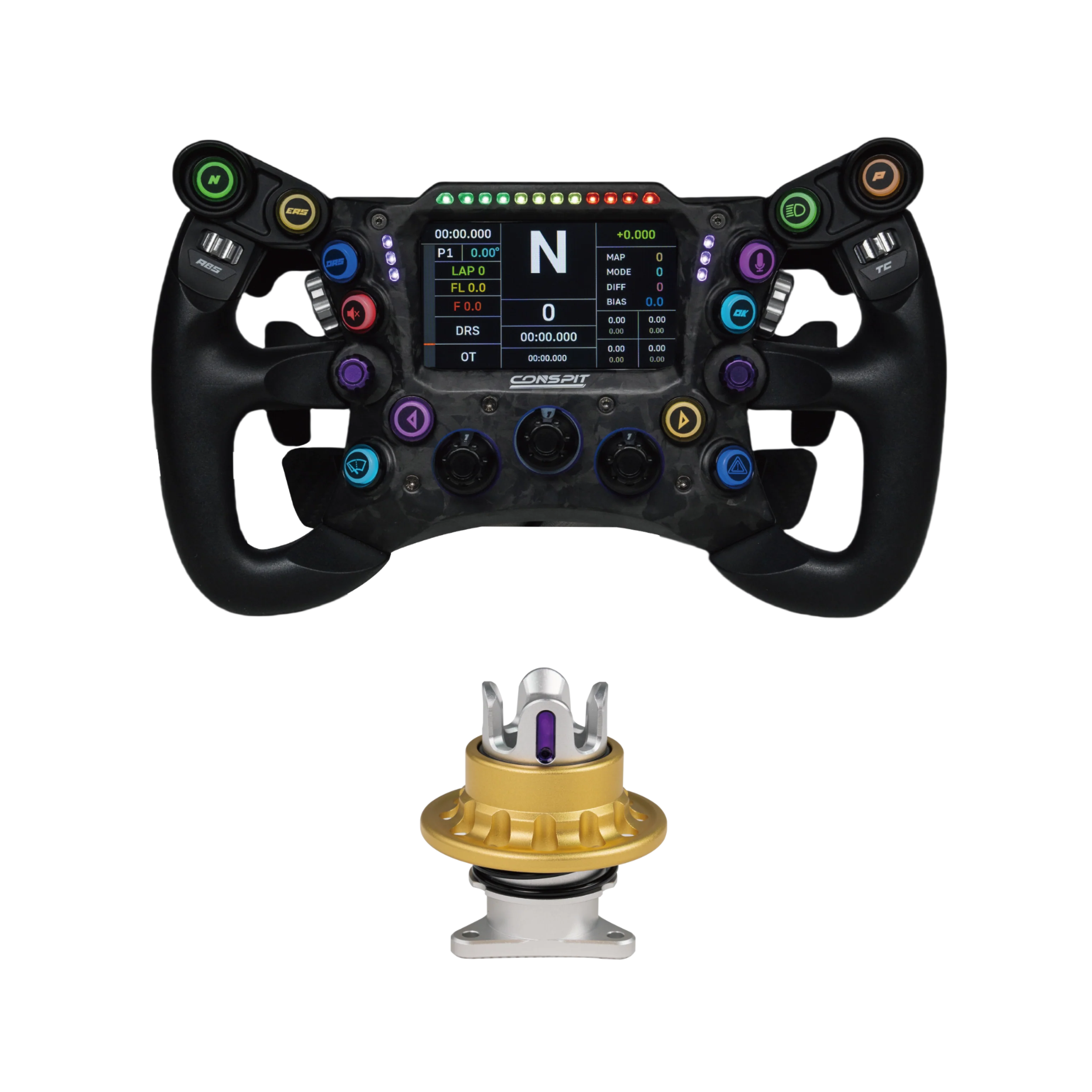 Conspit 290GP Formula Steering Wheel – 3D Ergonomic Formula-Class Wheel - Image 6