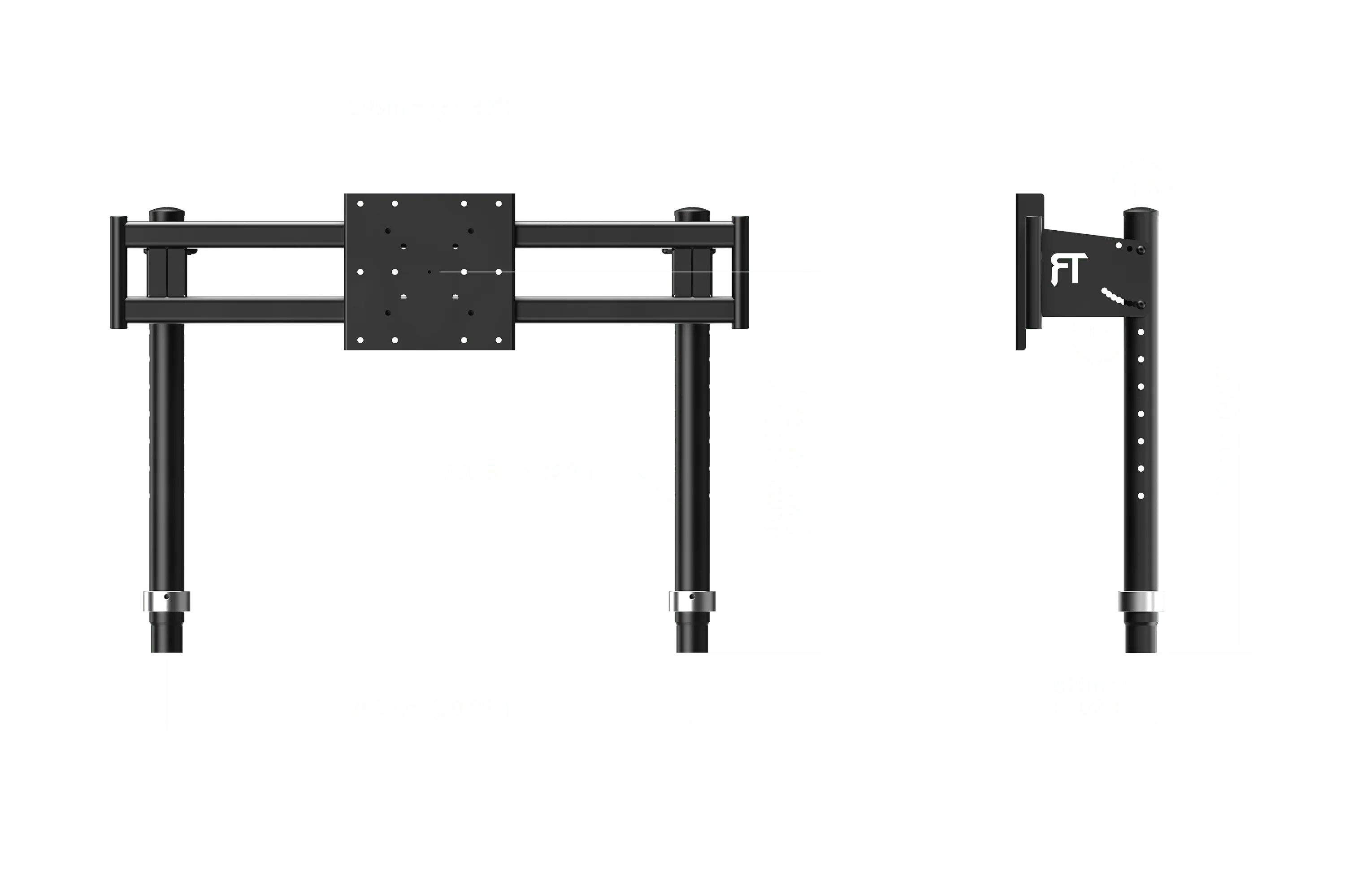 4th/2nd Top Monitor Mount for Tube Monitor Stands - Image 5