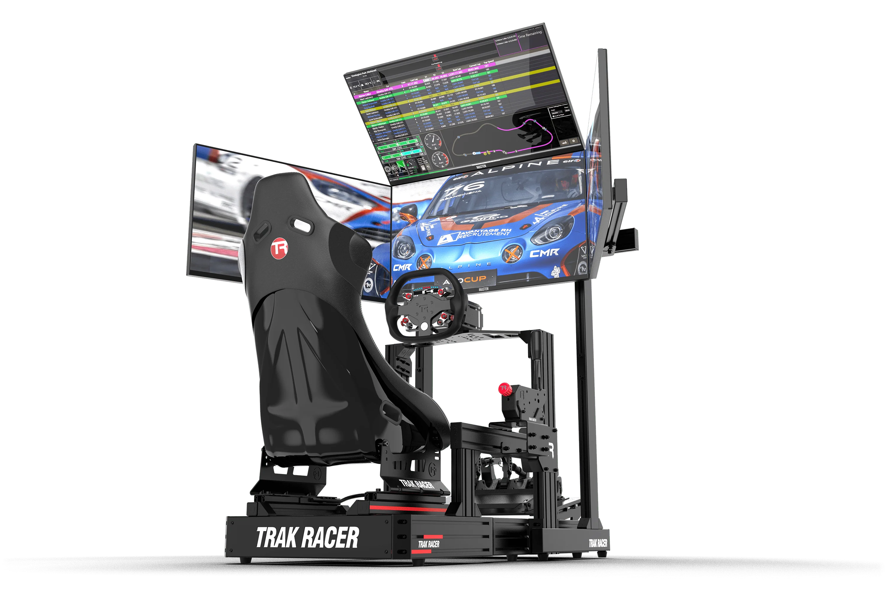Freestanding Quad Monitor Stand - Supports up to 45" Displays