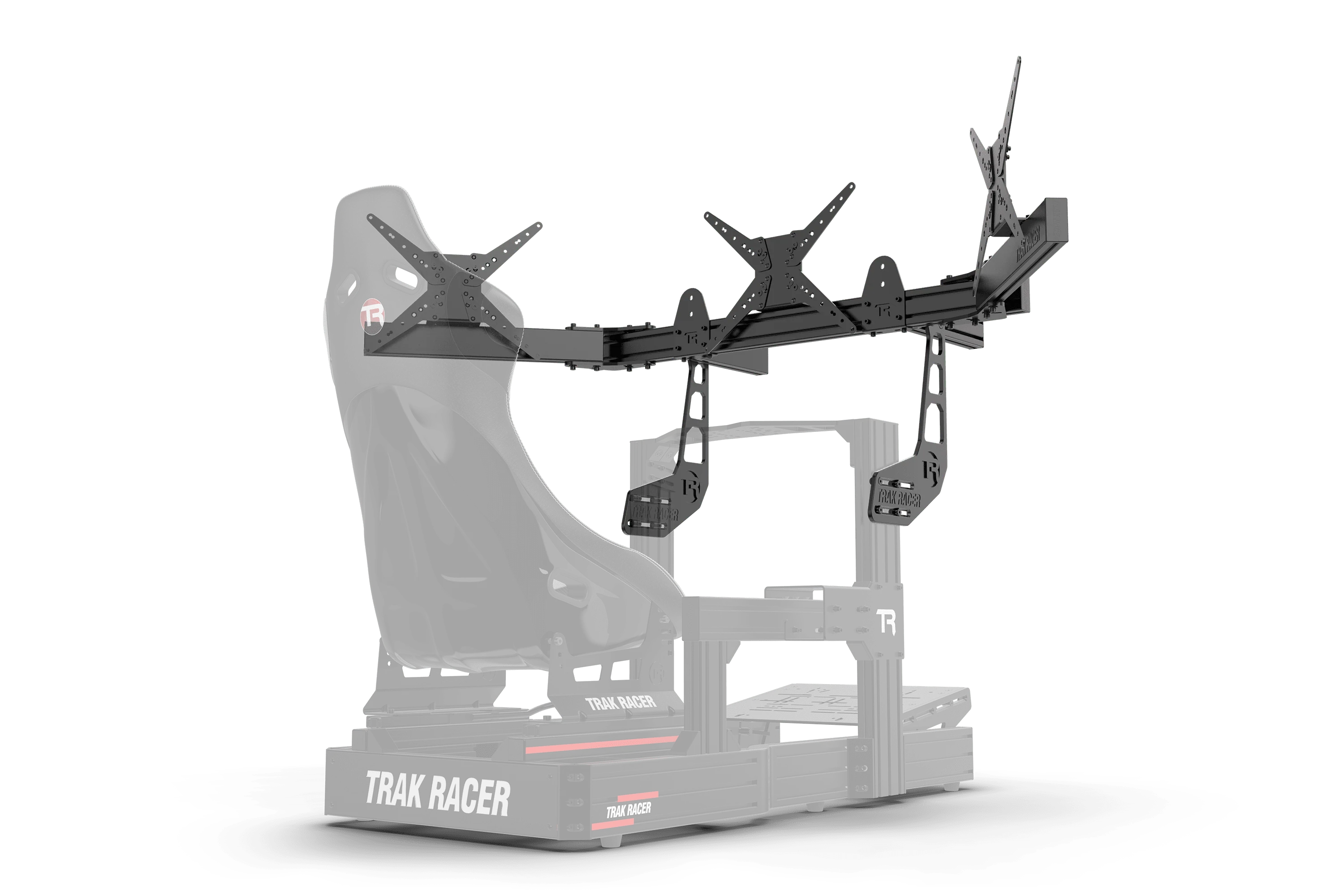 Cockpit-Mounted Triple Monitor Mount - Supports up to 45" Displays - Image 6