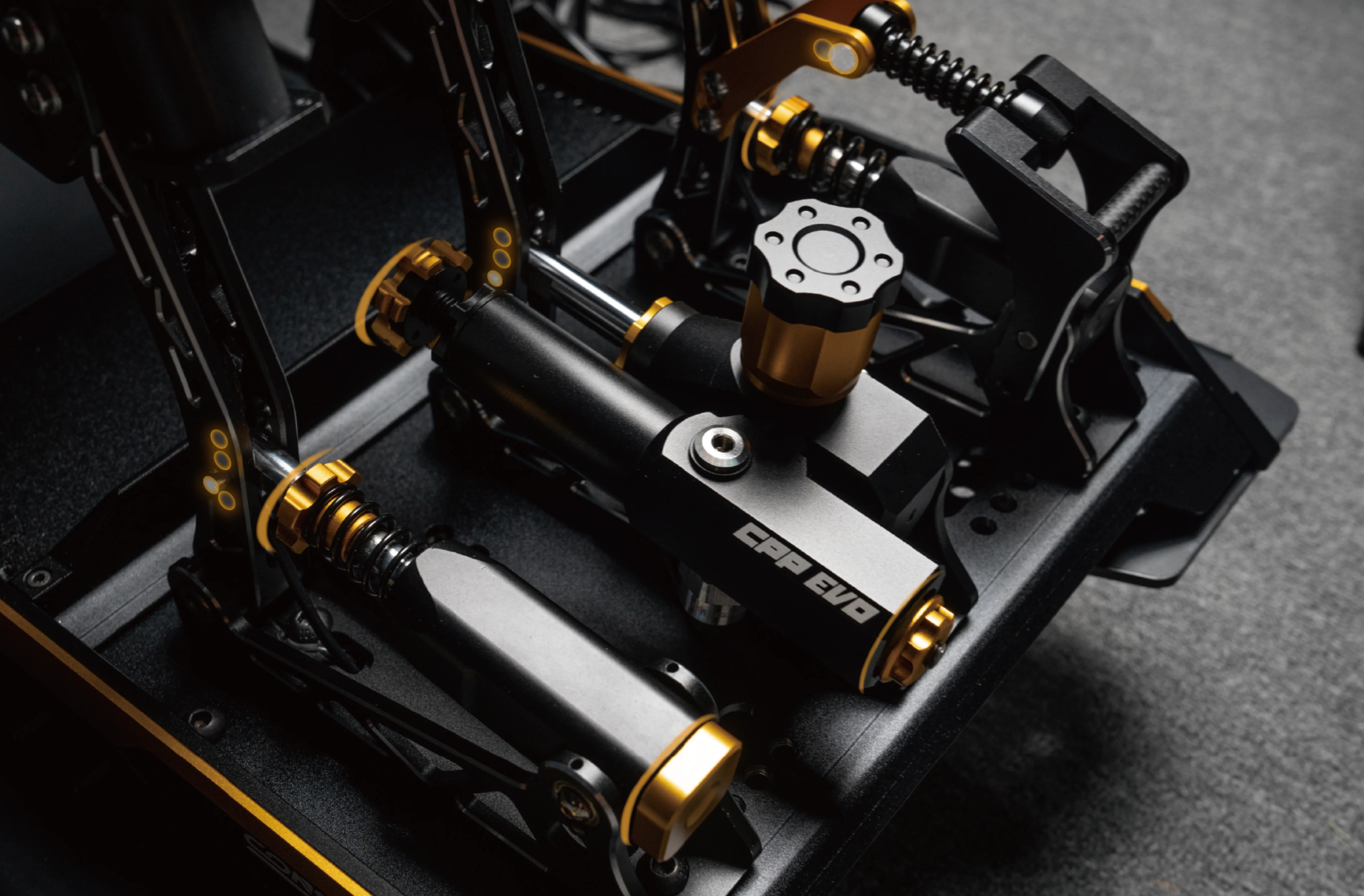 Conspit CPP-EVO 3 Pedal Set – Dual-Stage Hydraulic Sim Racing Pedals - Image 8