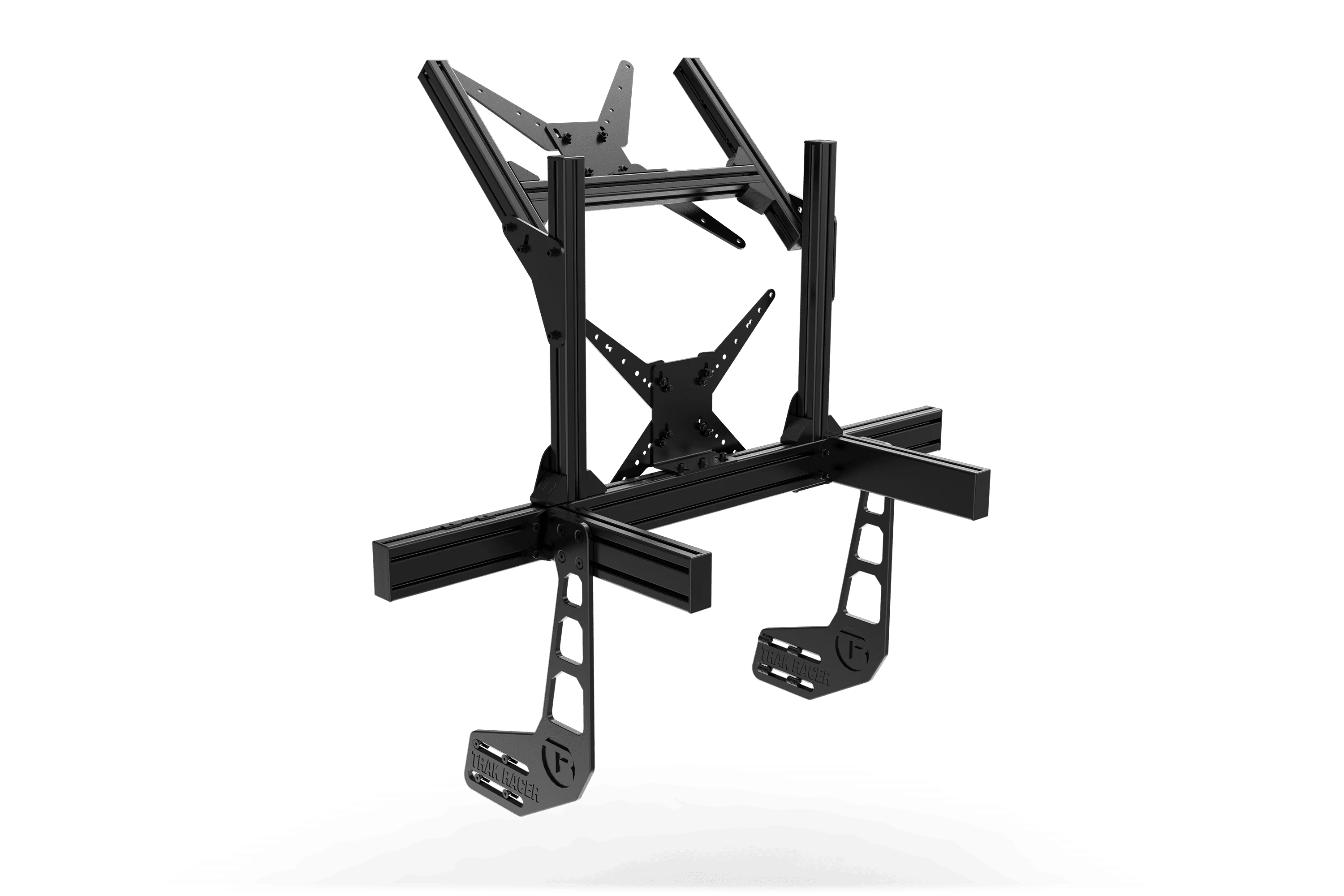 Cockpit-Mounted Dual Monitor Stand - Supports up to 80" Display - Image 5