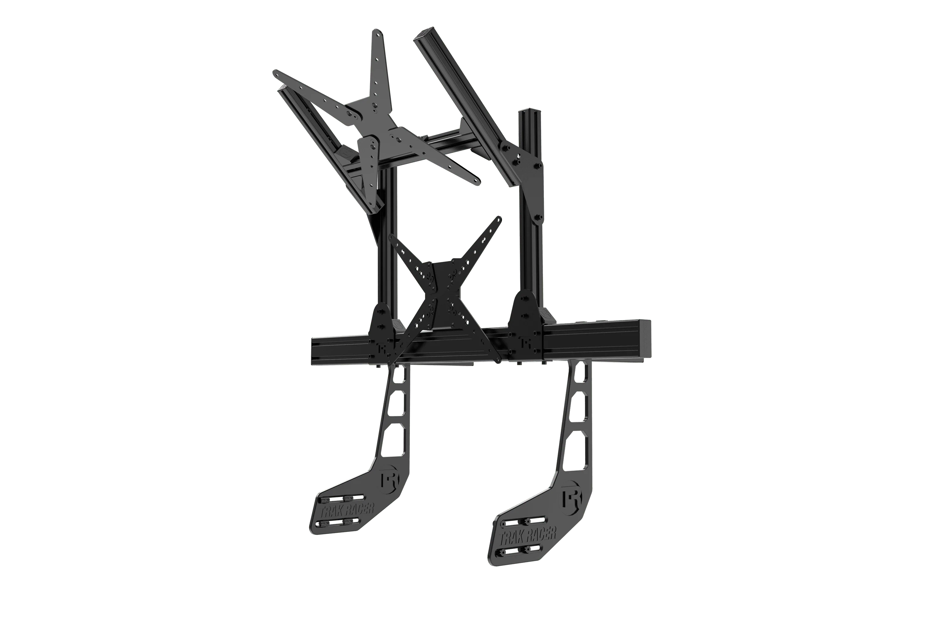 Cockpit-Mounted Dual Monitor Stand - Supports up to 80" Display - Image 6