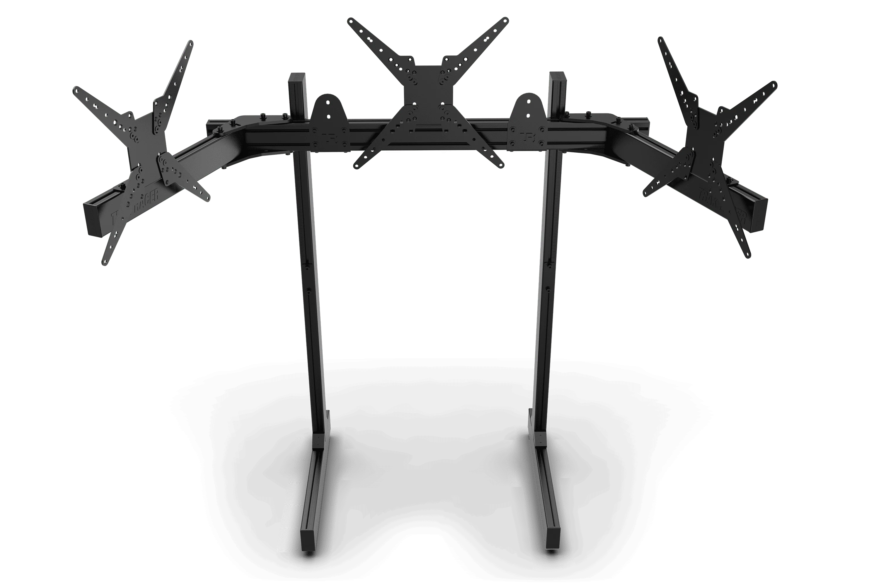 Freestanding Triple Monitor Stand - Supports up to 45" Displays - Image 2