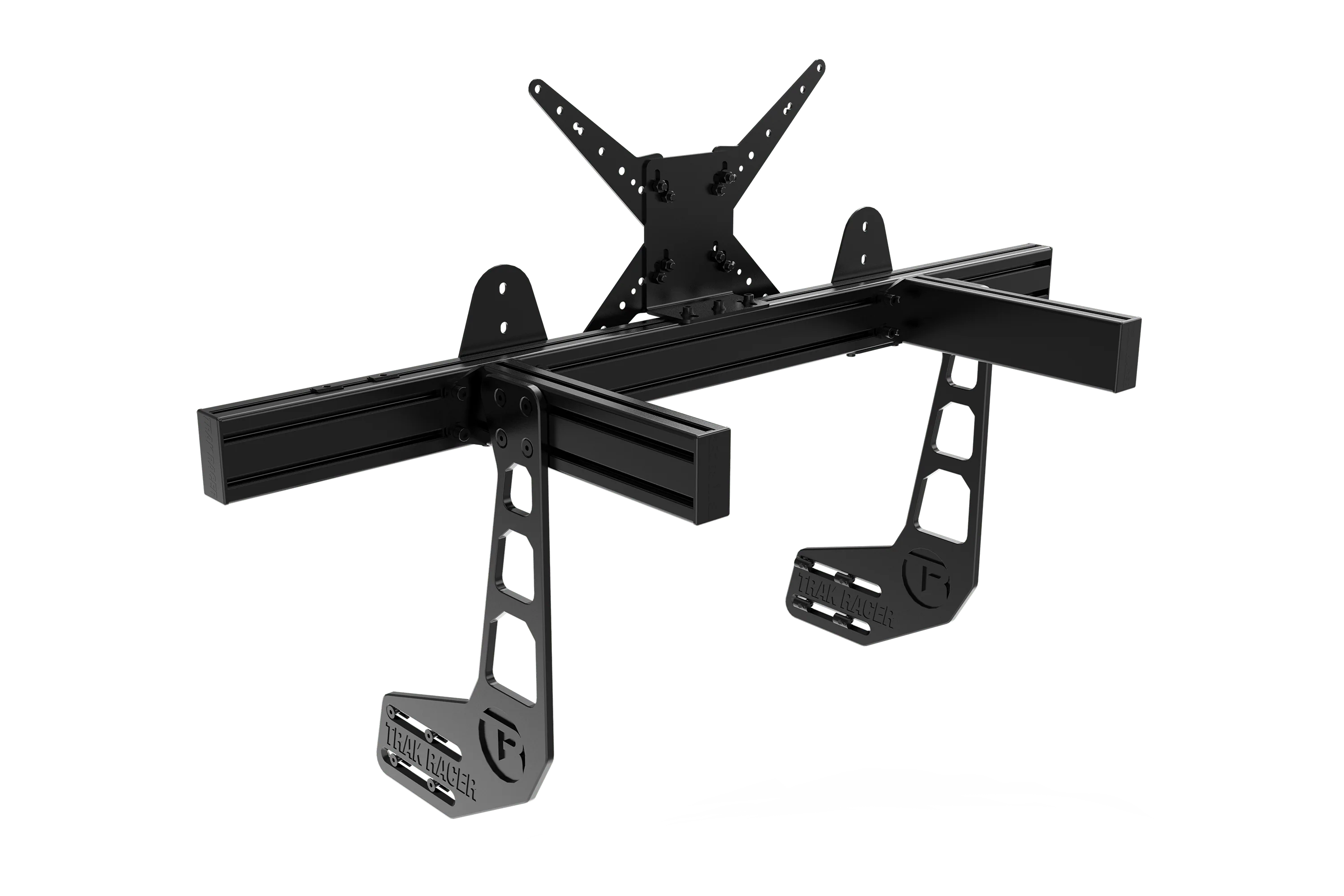 Large Cockpit-Mounted Single Monitor Stand - 1500mm / 59" Wide - Image 4