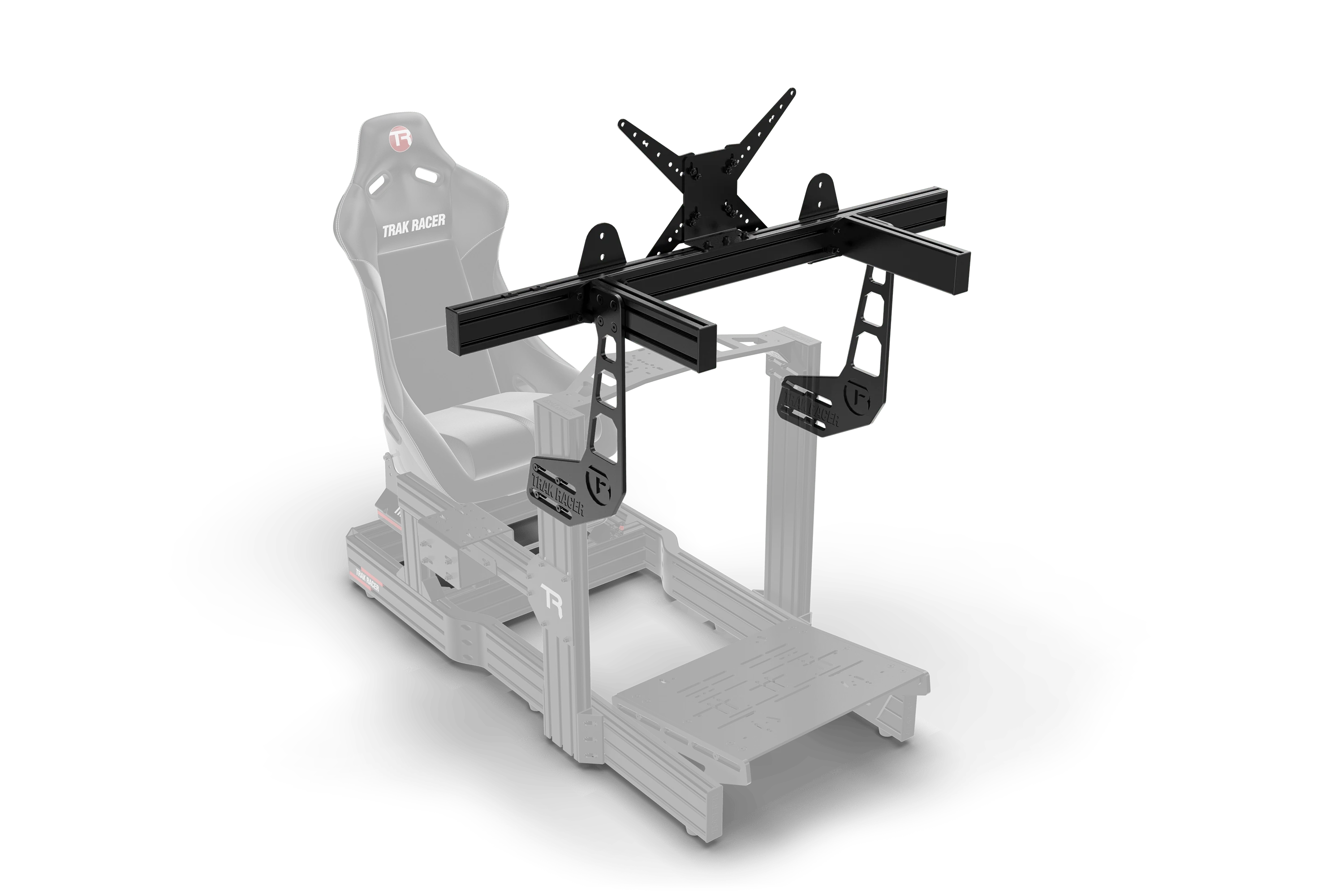 Large Cockpit-Mounted Single Monitor Stand - 1500mm / 59" Wide - Image 5