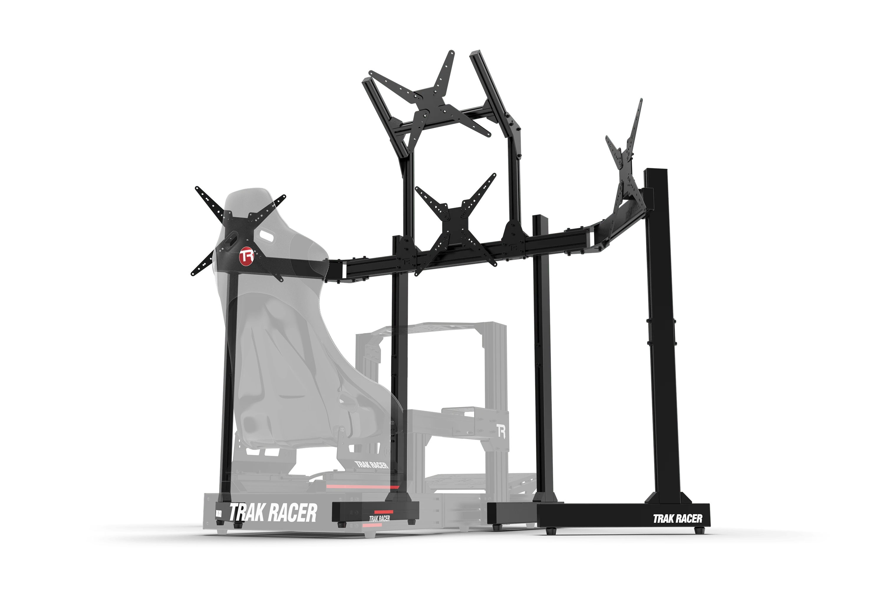 Freestanding Quad (4) Monitor Stand with Extra Leg Supports - Supports up to 55" Displays - Image 6
