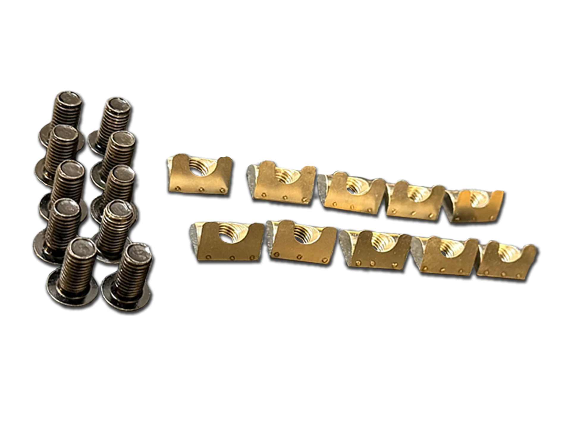 Hex Screw and Nut for 8mm T-Slot - Set of 10 or 20