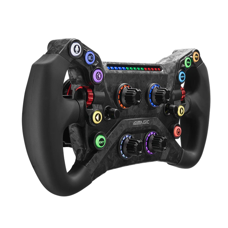 Simagic GT NEO Formula Wheel – Carbon & LCD Display, 12 Buttons - Image 3