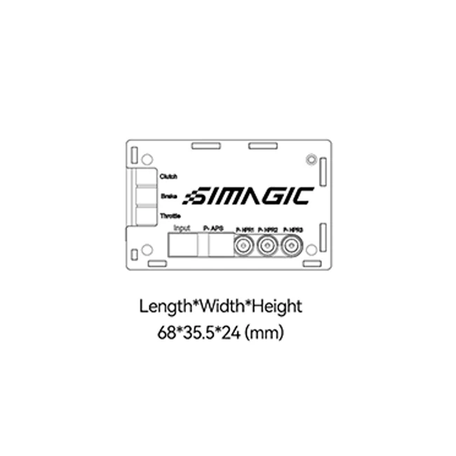 Simagic Haptic Control Box (P-HCB / P2000-HCB) – CNC Aluminium Control Module for Haptic Feedback - Image 3
