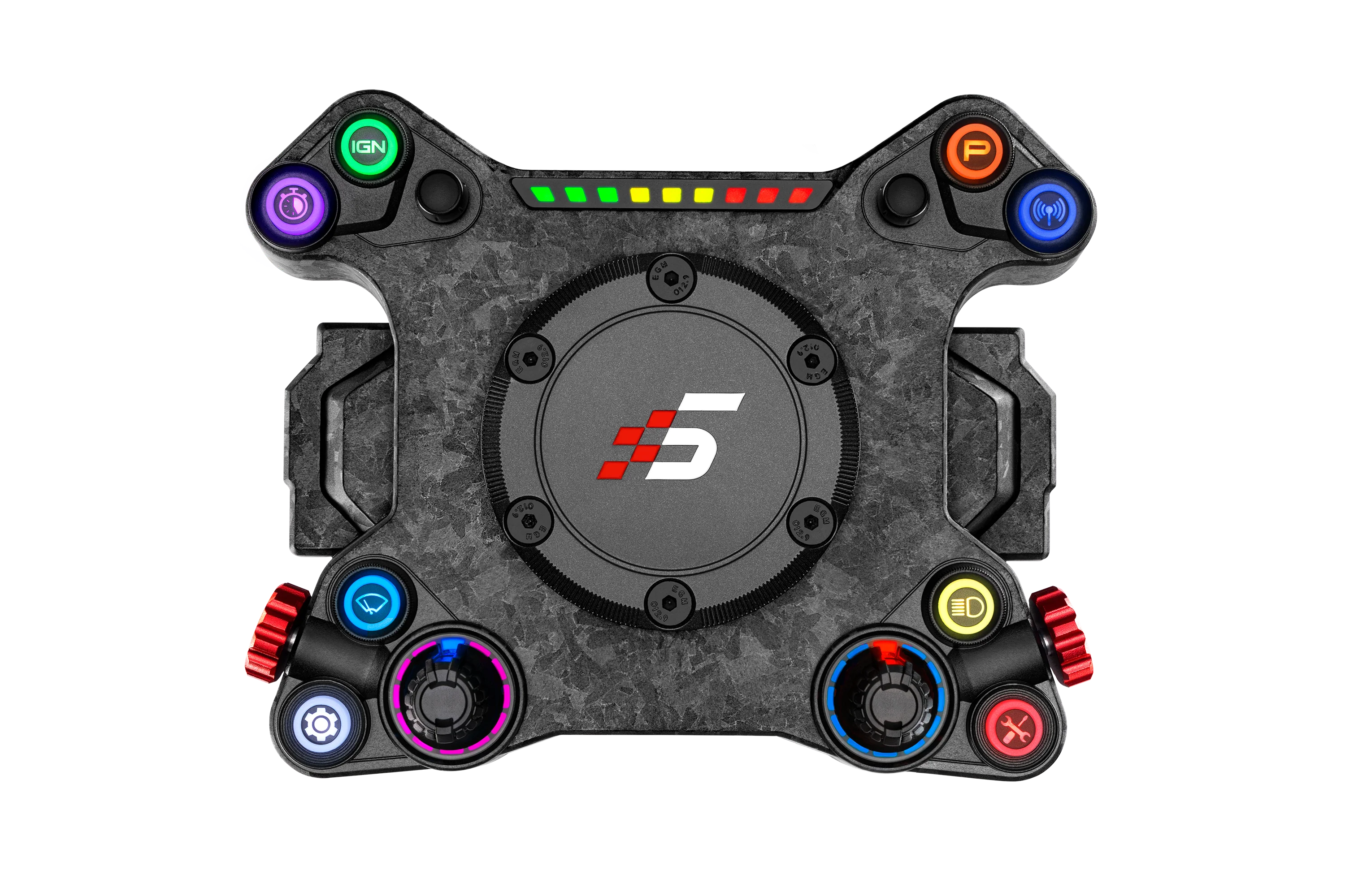 Simagic NEO X Hub with Alpha EVO 12nm Wheel Base and Leather Steering Wheel - Image 4