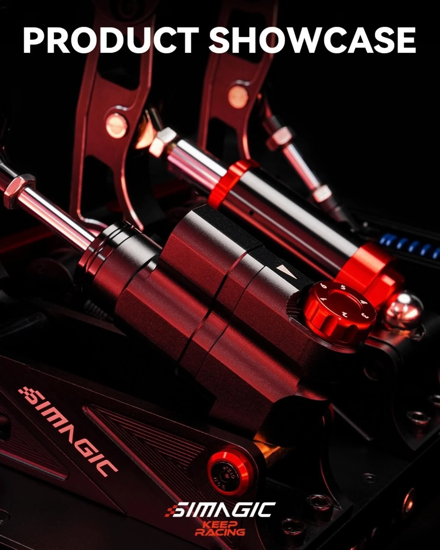 Simagic P-HTS Hydraulic Throttle System – 6-Step Adjustable Damper for P1000 / P1000i - Image 2