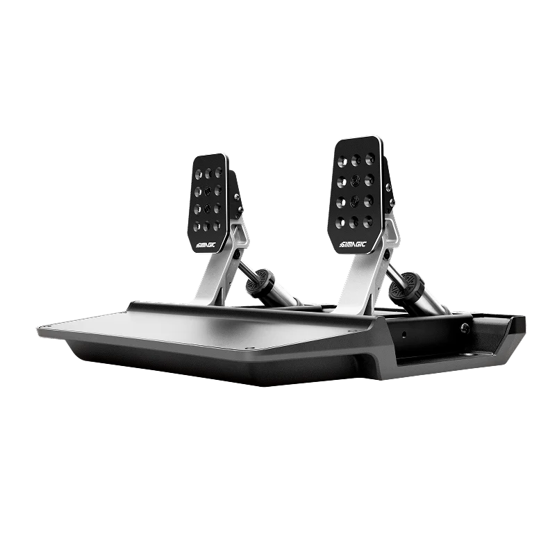 Simagic P500-2 Dual-Sensor 2-Pedal Set – Load Cell & Hall Brake, Fully Adjustable Throttle
