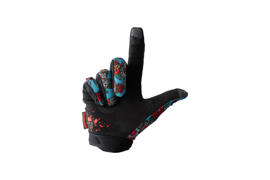 Trak Racer Multi-Use Sim Racing Gloves - Blue - Image 7