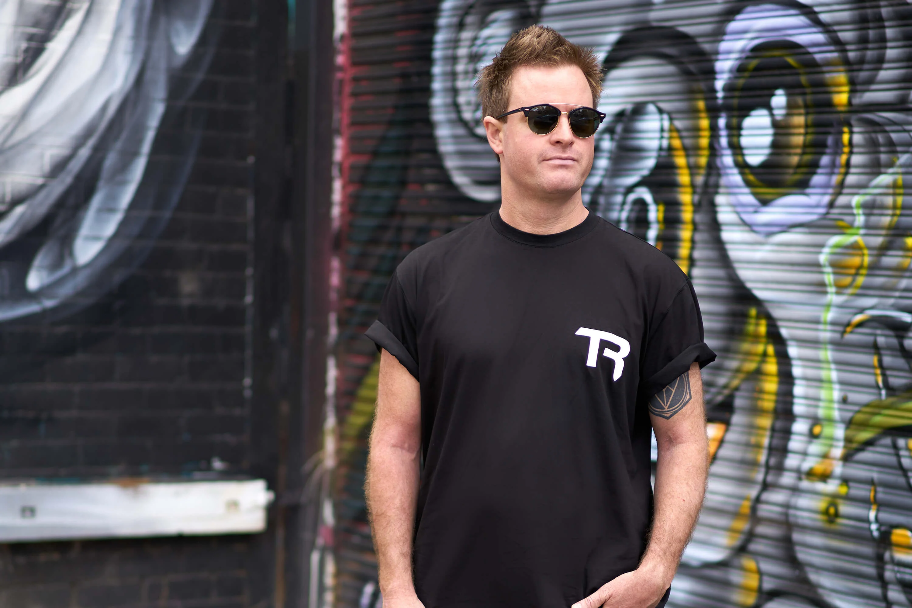 TR Monogrammed Cotton T-shirt - Image 4