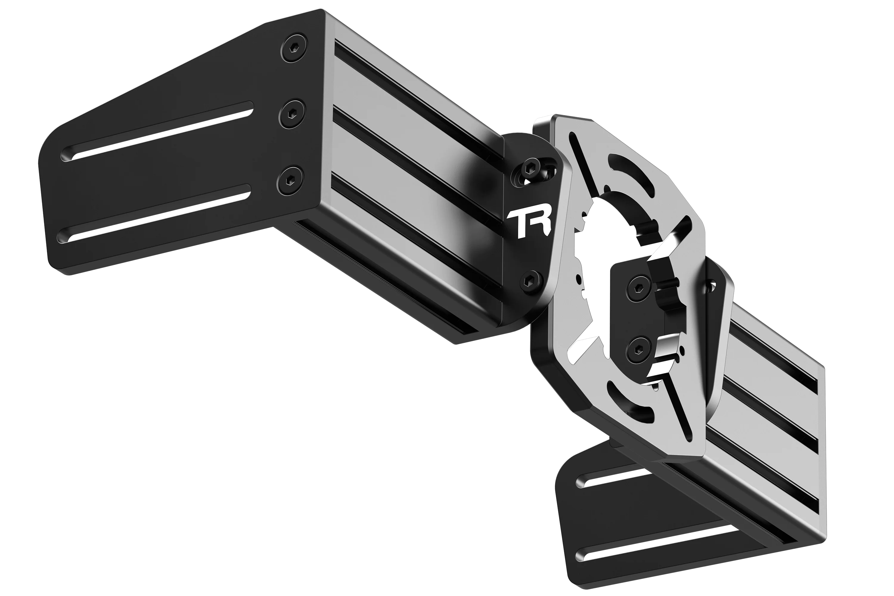 TR-One Black Fully Adjustable Direct Fit Wheel Mount for Simucube, VRS, Accuforce, OSW, Mige etc - Image 3