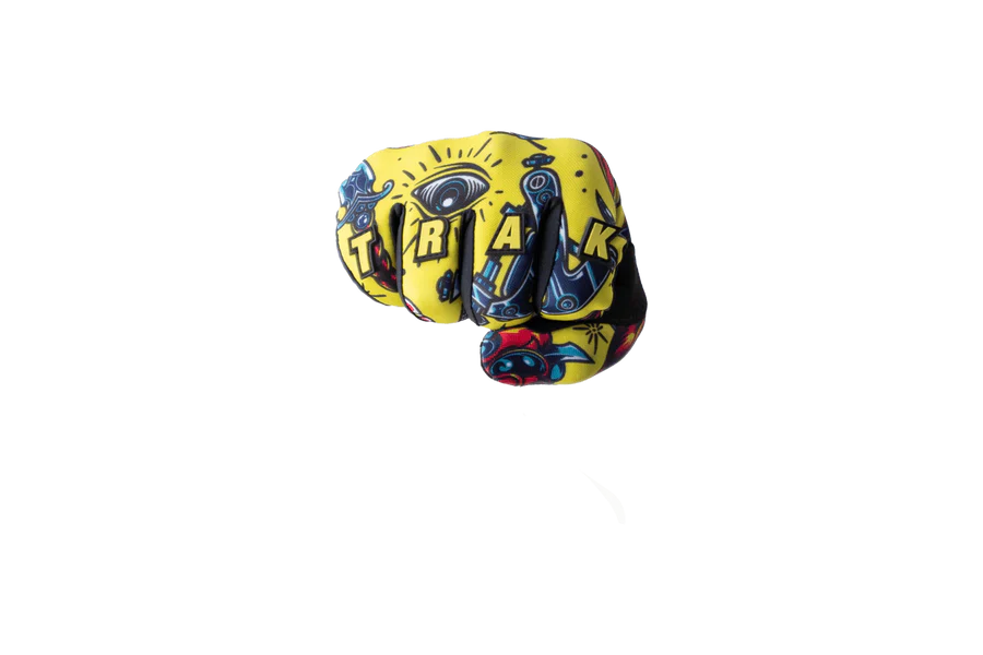 Trak Racer Multi-Use Sim Racing Gloves - Yellow - Image 6