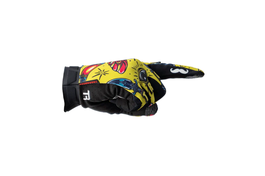 Trak Racer Multi-Use Sim Racing Gloves - Yellow - Image 7