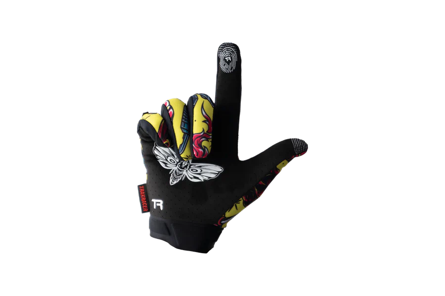 Trak Racer Multi-Use Sim Racing Gloves - Yellow - Image 8