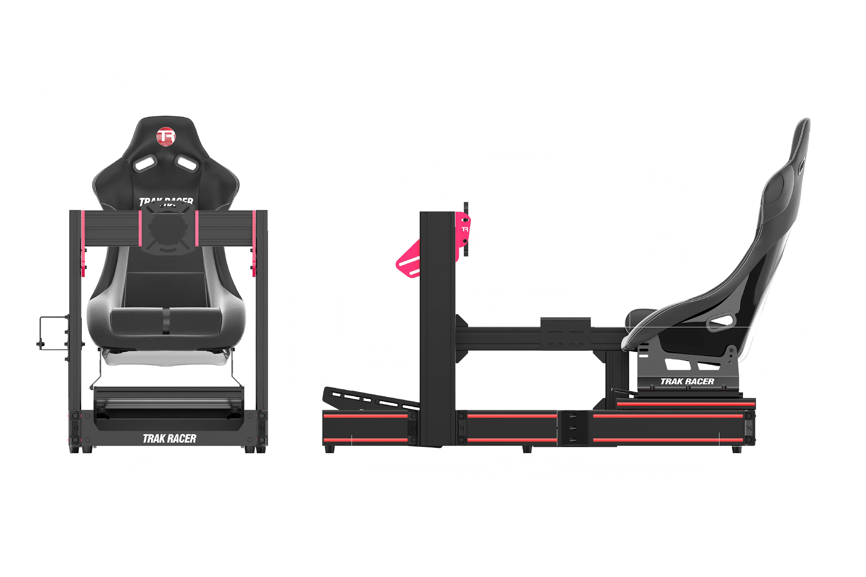 TR120S V2 Racing Simulator with Seat Slider Kit - Image 13