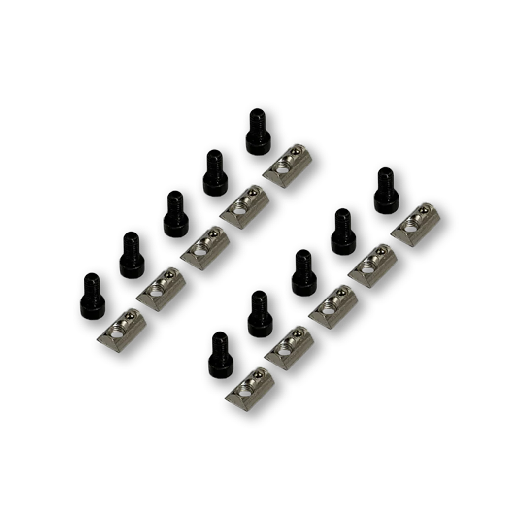Hex Bolt and Ball-bearing Nut for 8mm T-Slot - Set of 10 or 20 - Image 3