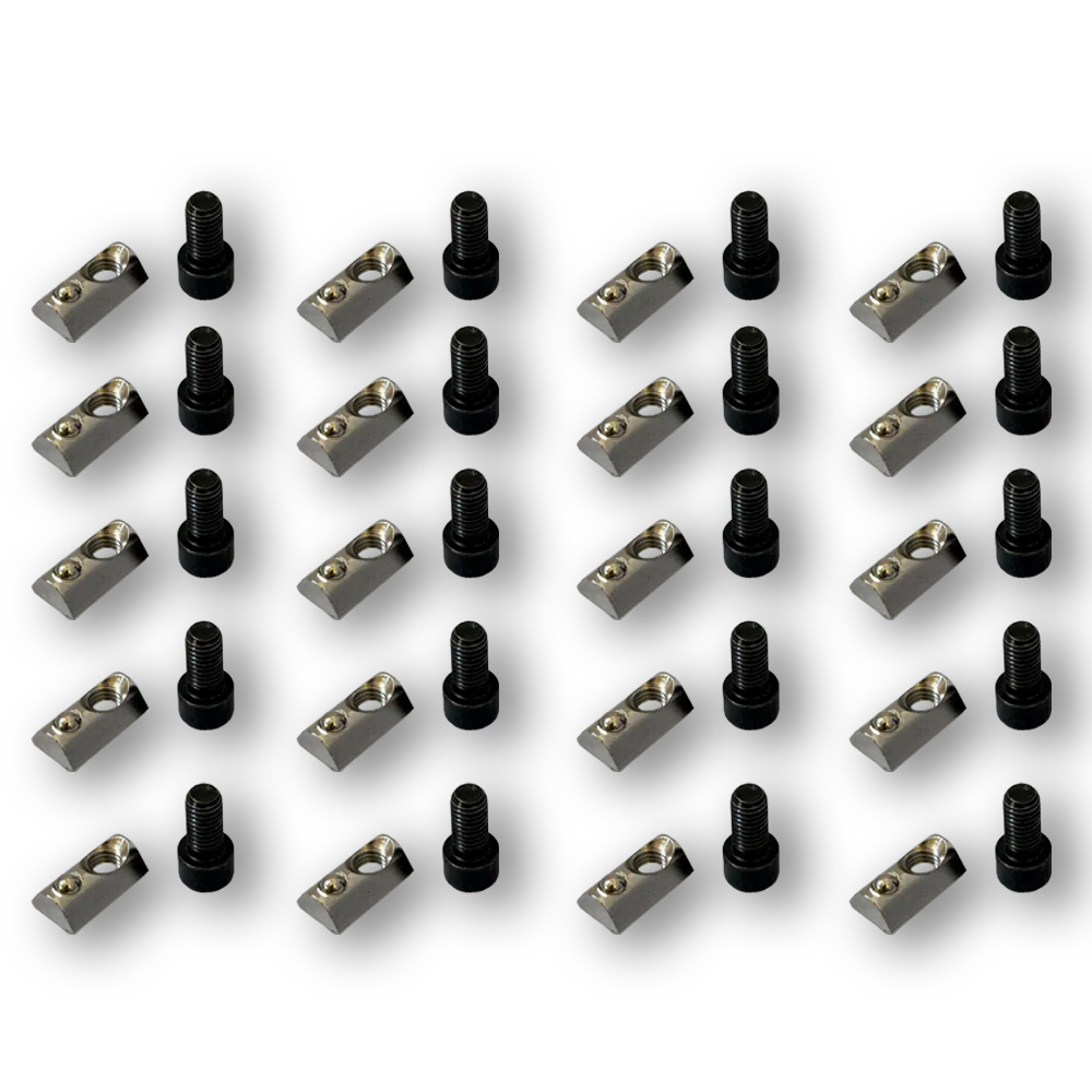 Hex Bolt and Ball-bearing Nut for 8mm T-Slot - Set of 10 or 20 - Image 4