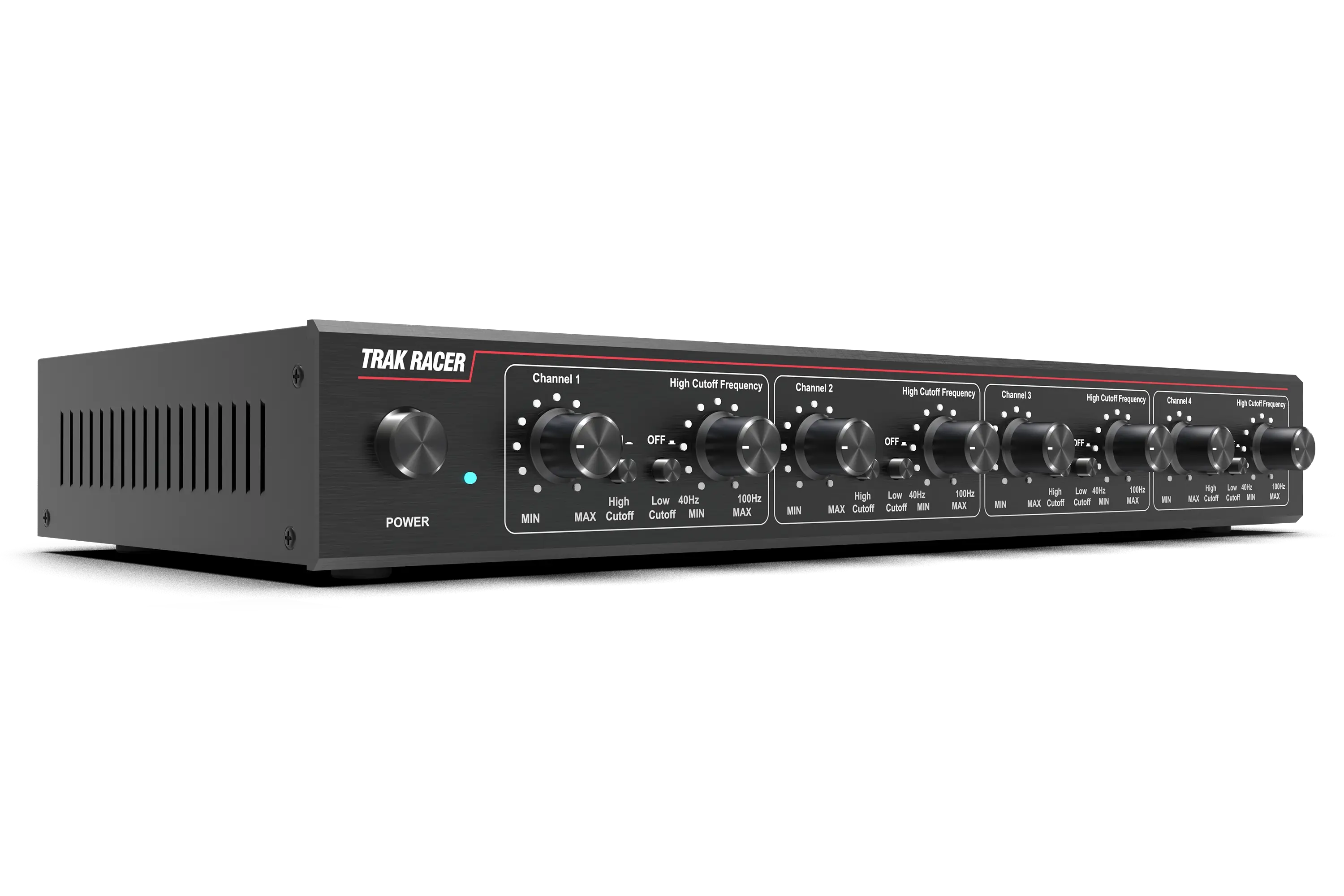 Trak Racer 4CH 40W Low-Frequency Class-D Amplifier with 2 Bass Shakers and Rig Mounts - Image 5