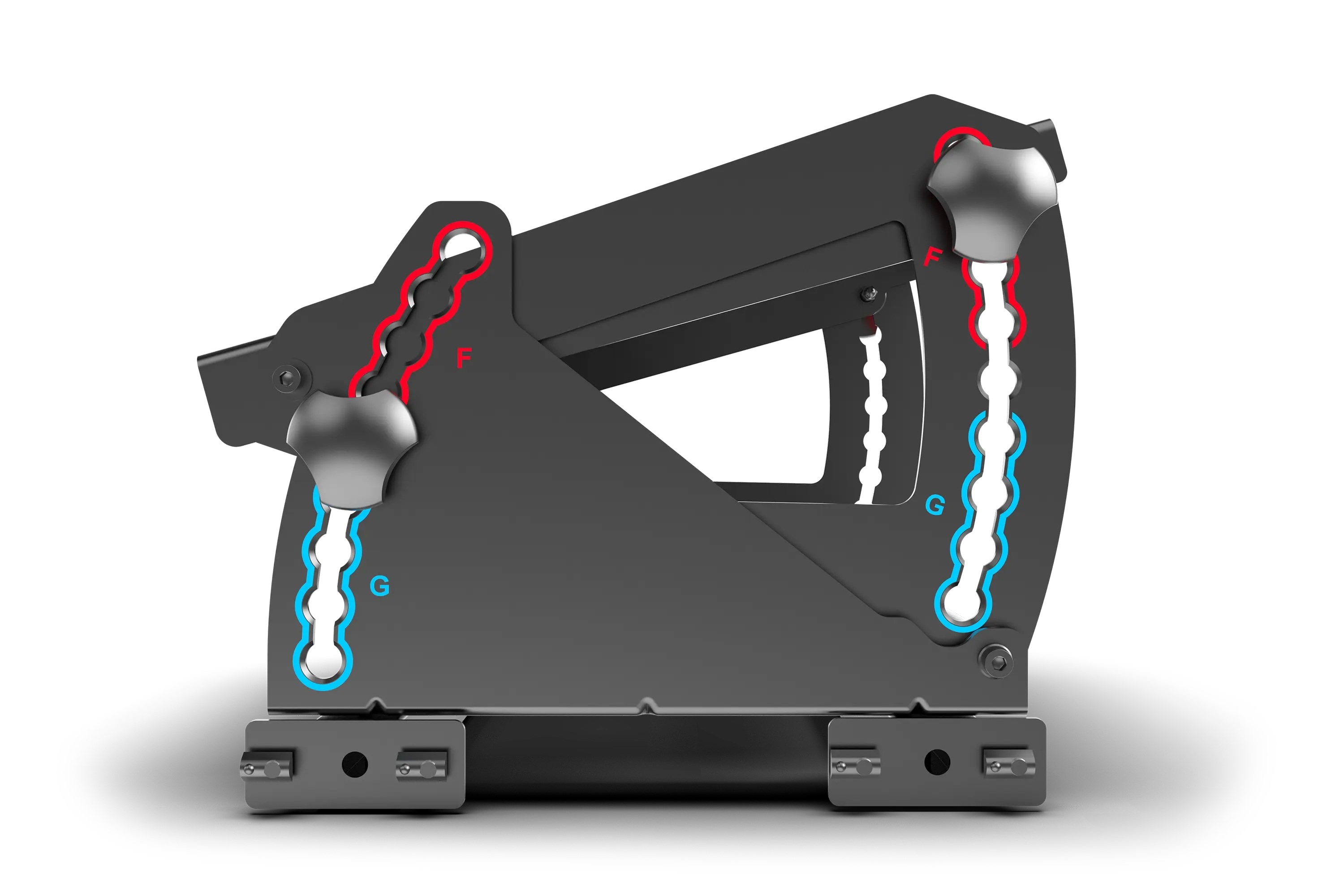 Tool-Free Formula & GT Hybrid Pedal Mount System for Extruded Aluminium Cockpits - Image 7