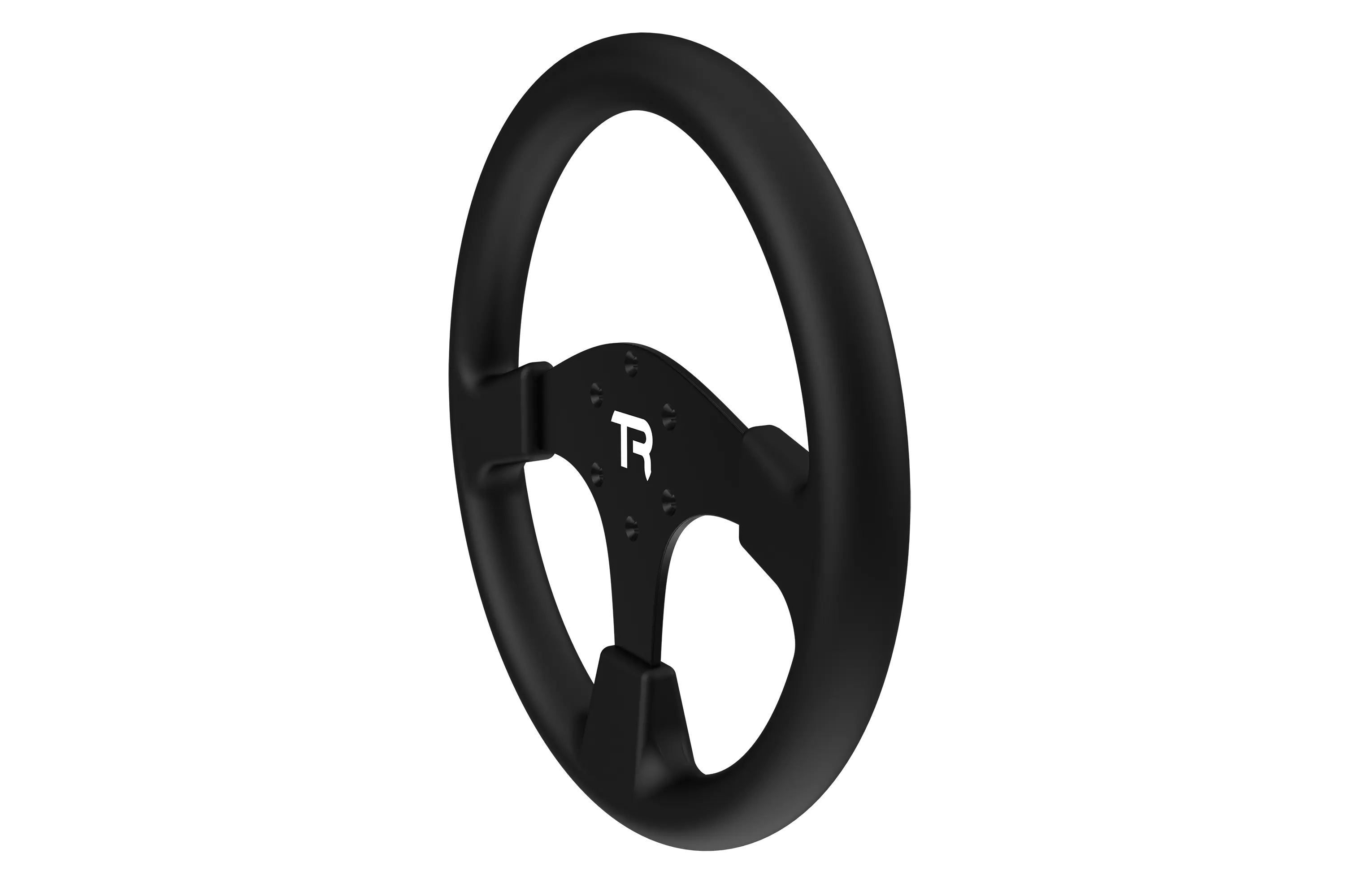 330mm/13" Round Sim Racing Wheel – Aluminium with Durable Silicon Hand Grips - Image 3