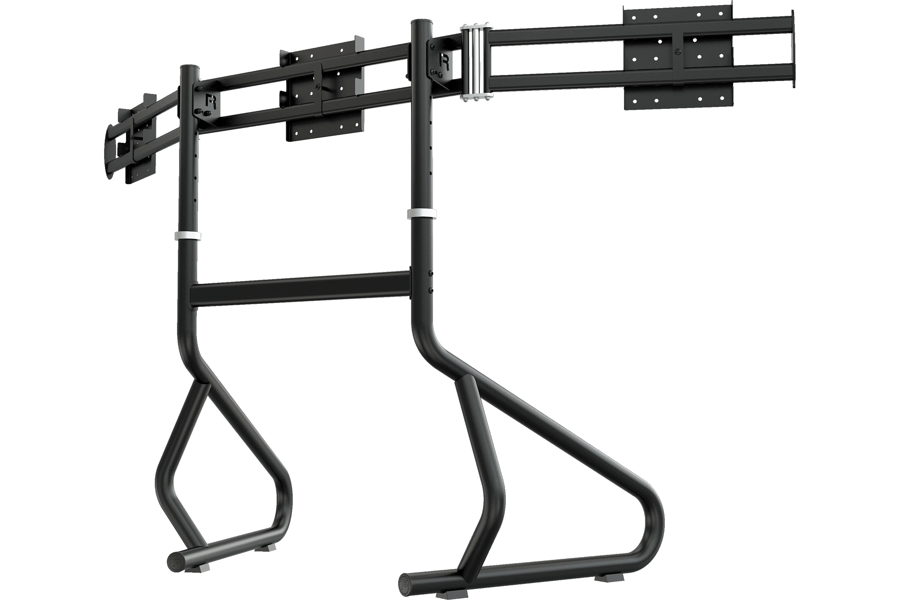 Large Freestanding Triple Monitor Stand - 30" to 45" Displays - Image 5