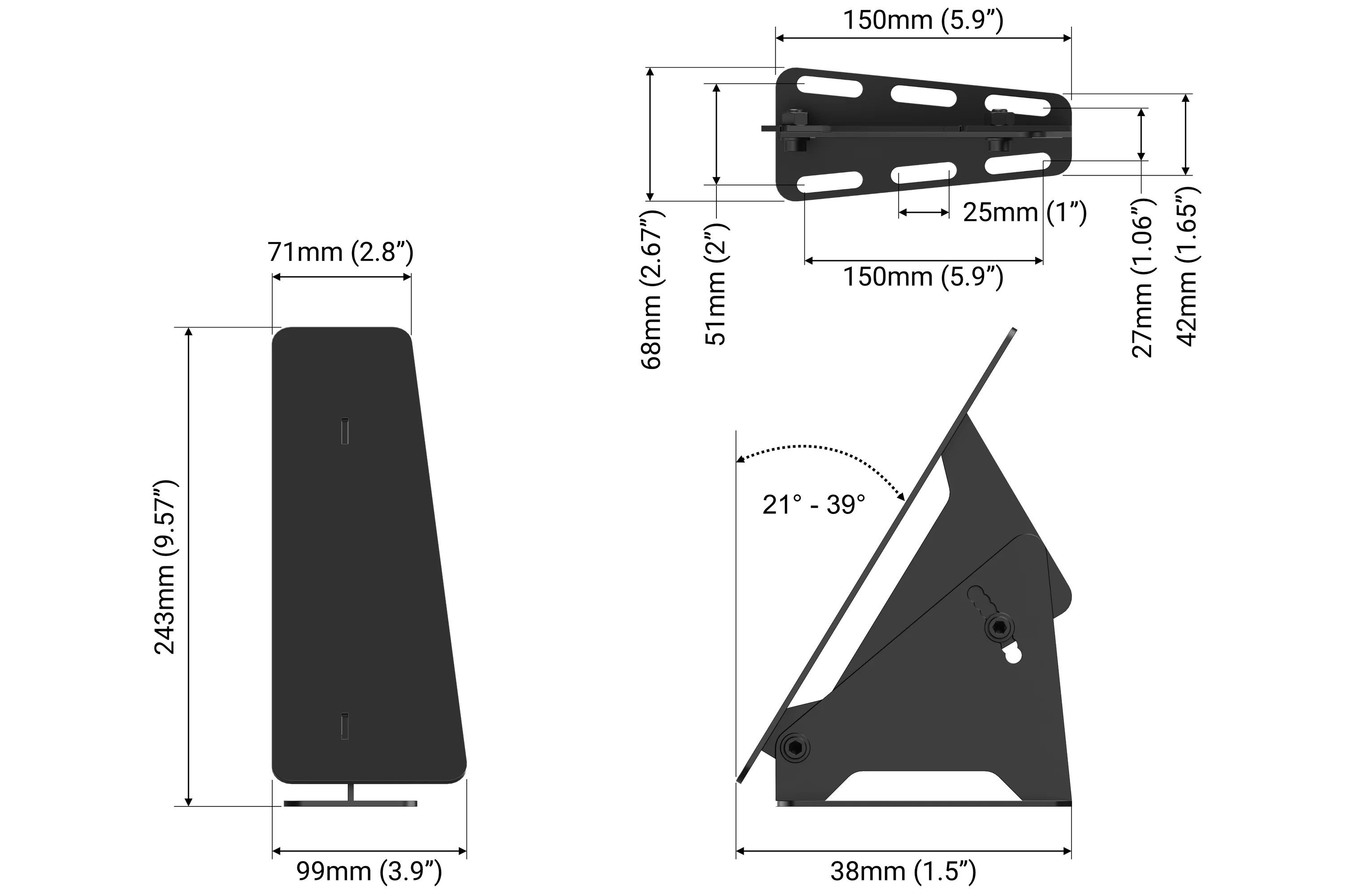 Universal Sim Racing Footrest - Image 4