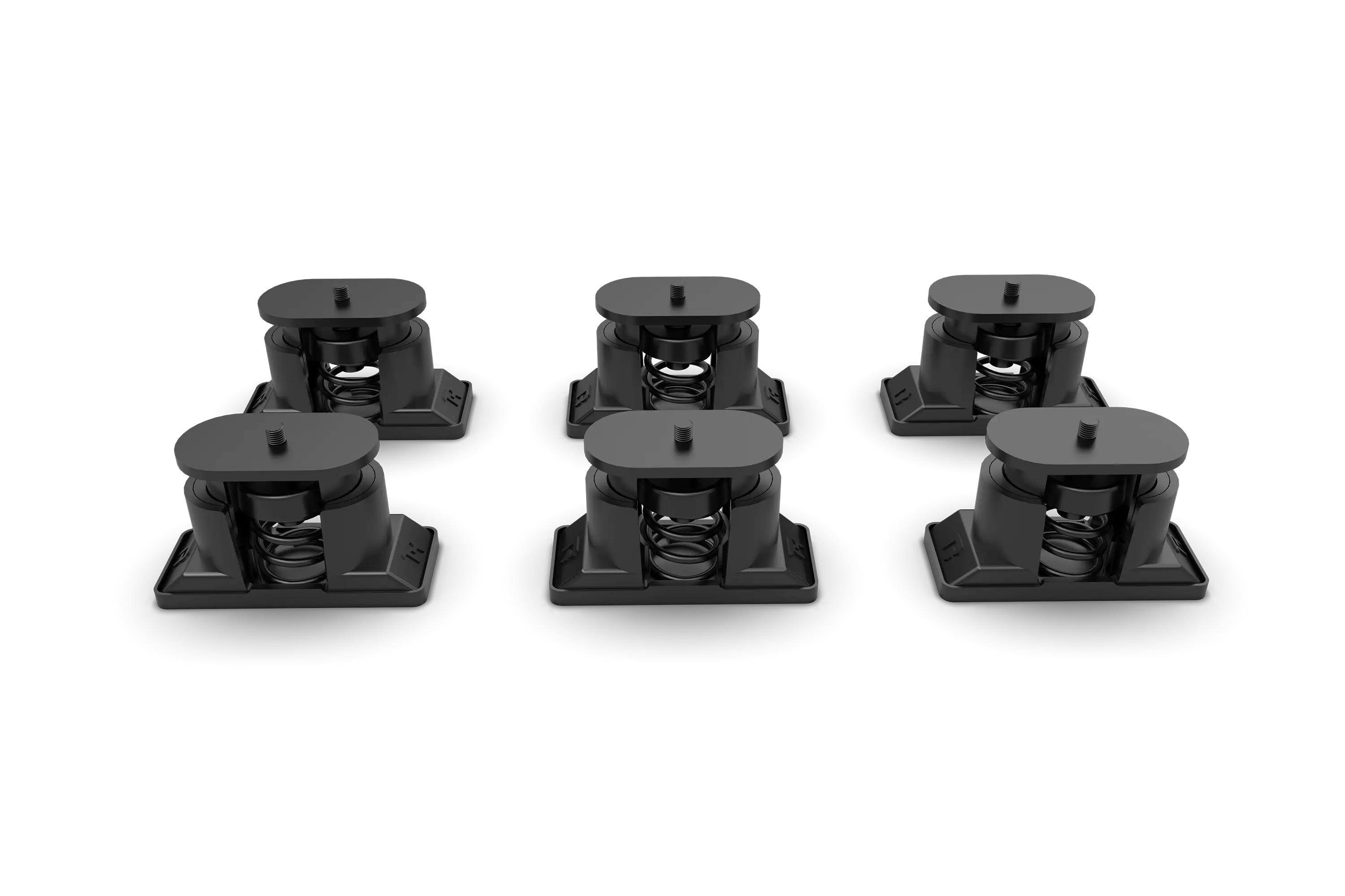 Universal Vibration Isolation Kit – Set of 6 Heavy-Duty Rubber Isolation Feet - Image 3